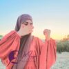 Jilbab femme une pièce "Jinan" Saumon longue jilbab femme robe hijab moderne