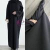 Abaya femme une pièce "Fayrouz" longue Abaya femme robe hijab moderne
