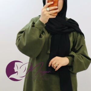 Abaya femme une pièce avec capuche