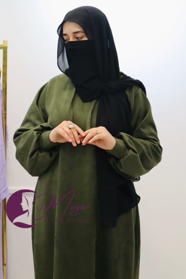 Abaya femme une pièce avec capuche
