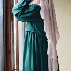Jilbab femme sJilbab femme sans manches et haut deux pièces Yara Vert royaleans manches et haut deux pièces Yara Vert royale 1.2