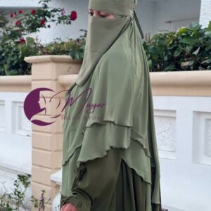 abaya femme jilbab femme takwa vert militaire